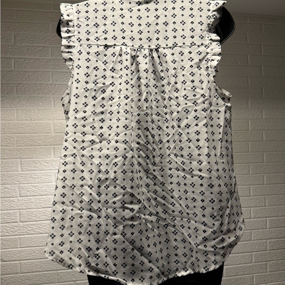 Jon & Anna Cream‎ Ruffled Bib Collar Blouse - Picture 2 of 4